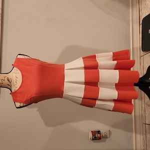 Today only salmon with white summer dress